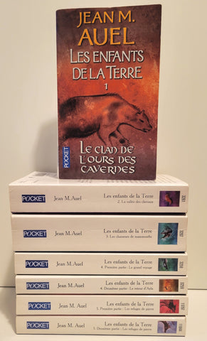 Les enfants de la Terre -Série de 7 livres (Tome 1 à 5) - Jean M. Auel