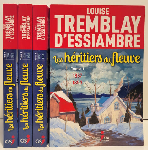 Les héritiers du fleuve (Série complète : tome 1 à 4) - Louise Tremblay-D'Essiambre